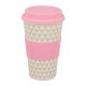 Mug bambou 400 ml Rose RELAXDAYS