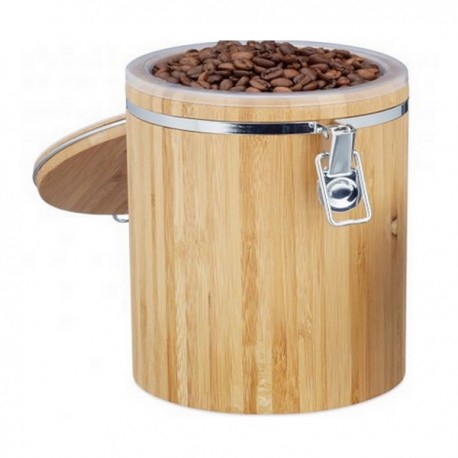 Boite de rangement café grain Bambou 10024200 - MAPALGA CAFES