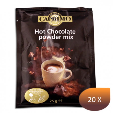 Chocolat dose Individuelle 25 g Caprimo Choco Drink x 20 - CAFES