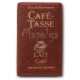 Assortiment de 8 mini tablettes de chocolat CAFE TASSE