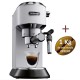 Machine à café DELONGHI Dedica Style - EC695.W + 1 Kg de café moulu OFFERT