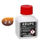 Nettoyant liquide pour système Cappucino KRUPS 2 X 100ml XS90010