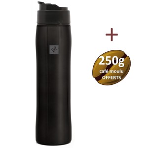 Thermos avec infuseur Noir