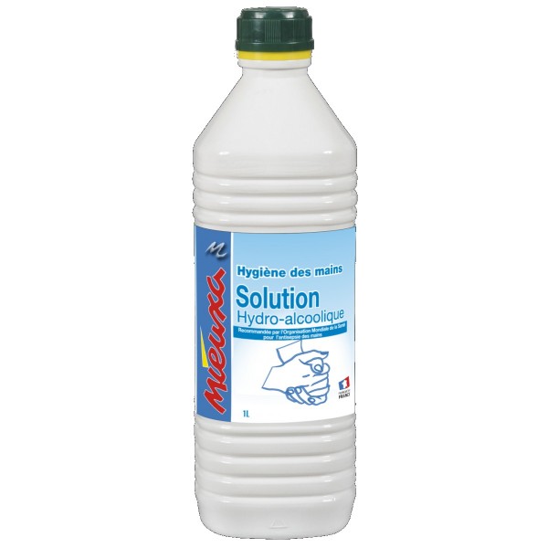 Solution hydroalcoolique 1 litre Mieuxa Mapalga