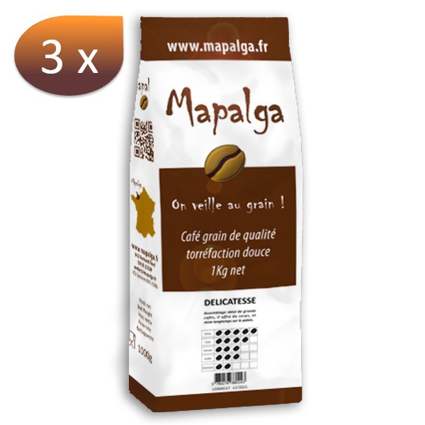 Grain de café enrobé de chocolat fondant - MAPALGA