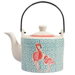 Théière céramique flamingo 1 litre - SEMA 98766