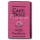Tablette chocolat noir framboise 9g - CAFE TASSE