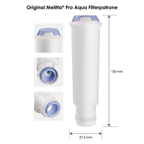 Cartouche Melitta filtrante Pro Aqua claris - MAPALGA CAFES