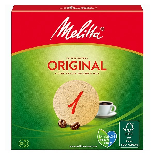 Filtres à Café Ronds Melitta - Lot De 15 Boîtes (100 Filtres Par Boîte) - Taille 1, 94 Mm - Fabriqué En Allemagne