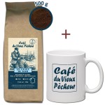 RECHARGE Café moulu LE CAOUA DU SOIR 500g - CAFÉ DU VIEUX PÊCHEUR