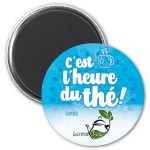 Magnet C'est l'heure du thé LOMATEA - Turquoise