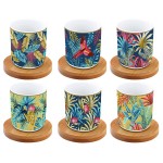 Coffret de 6 tasses à café 11 cl  Equatorial - EASY LIFE
