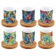 Coffret de 6 tasses à café 11 cl  Equatorial - EASY LIFE