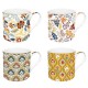 Coffret 4 mugs 30 cl Cachemire - Coffee Mania - EASY LIFE