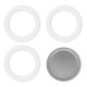 Set de 3 joints + 1 filtre cafetière aluminium 6 Tasses - BIALETTI