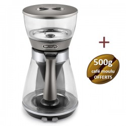 Cafetière filtre CLESSIDRA ICM17210 - DELONGHI + 500g de café offert