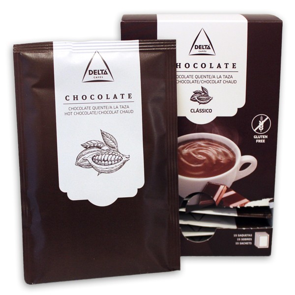Chocolat chaud Classique sachet individuel x 15 - DELTA CAFÉS - MAPALGA  CAFES
