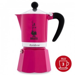 Cafetière Bialetti RAINBOW 3 tasses - Fuschia