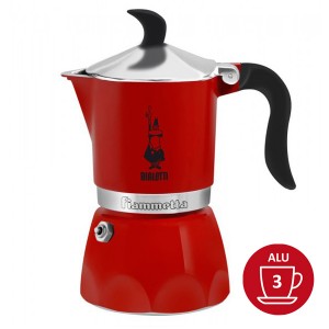 Cafetière italienne BIALETTI MOKA EXPRESS ROUGE 3 TASSES