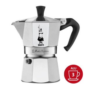 Cafetière italienne Moka Induction 3 Tasses Anthracite - Toutes