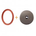 Lot grille tamis inox et joint de piston pour groupe café SAECO GAGGIA PHILIPS