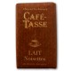 Tablette chocolat au lait Noisettes 9g - CAFE TASSE
