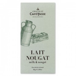 Tablette Chocolat Lait Nougat CAFE-TASSE 85g