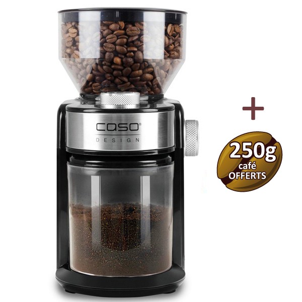 Moulin à café électrique avec balance intégrée CALIBRA - MELITTA + 1 Kg de  café grain OFFERT