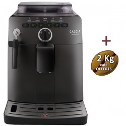Machine à café automatique NAVIGLIO BLACK GAGGIA HD8749/01 + 2kg de café OFFERTS