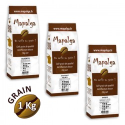 Pack économique cafés en grain - 1Kg - MAPALGA