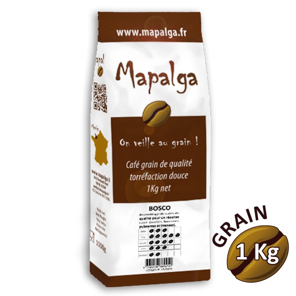 Café Arabica En Grain Bio En Vrac 125g : le paquet de 0.13 kg à