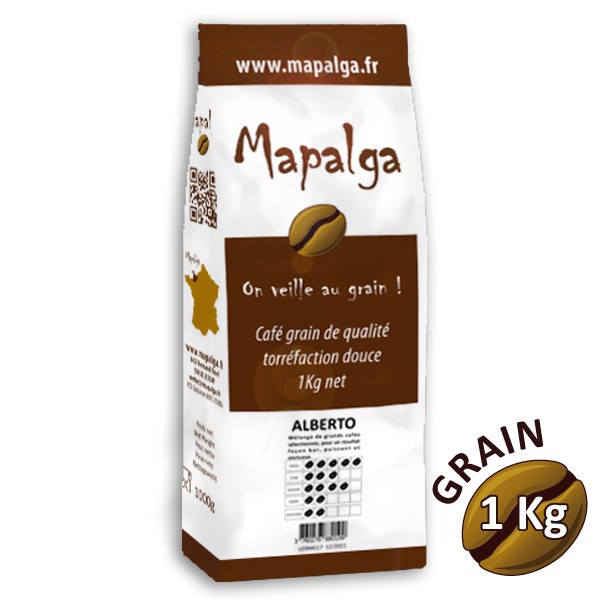 Café grain ALBERTO - 1Kg - MAPALGA - MAPALGA CAFES