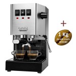 Machine à café espresso Gaggia New Classic + 2 kg Café