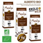 Pack x 3 Café grain ALBERTO BIO - 1 Kg - MAPALGA