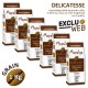 Pack x 6 Café grain DELICATESSE - 1 Kg - MAPALGA