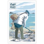 Carte postale Le Pêcheur en doris - CAFÉ DU VIEUX PÊCHEUR