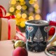 Tisanière porcelaine décor Noël 3 pièces 25cl - CHACULT