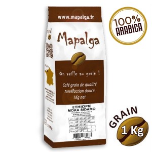 Café pure Origine MOKA SIDAMO - Ethiopie - 1 Kg - MAPALGA - MAPALGA CAFES