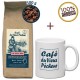 MUG + RECHARGE Café grain LE PTIT MIC 500g - CAFÉ DU VIEUX PÊCHEUR