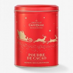 Boîte métal de Noël avec Cacao en poudre 250 CAFE TASSE