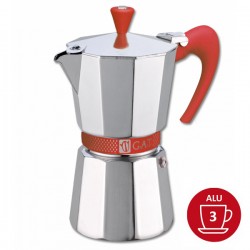 Cafetière Italienne BETTY COULEUR 3 Tasses - GAT