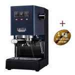 Machine &agrave; caf&eacute; espresso Gaggia New Classic Bleue + 1 kg Caf&eacute; moulu OFFERT