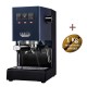 Machine à café espresso Gaggia New Classic EVO Bleue + 1 kg Café moulu OFFERT