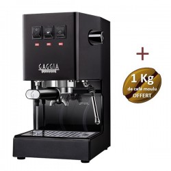 Machine à café espresso Gaggia New Classic RI9480/11 + 1 kg Café moulu