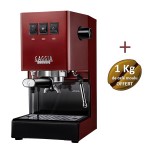 Machine à café espresso Gaggia New Classic Rouge + 1 kg Café moulu OFFERT