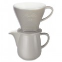 Verseuse et porte filtre porcelaine Pour Over Set - MELITTA