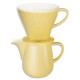 Verseuse et porte filtre porcelaine Pour Over Set - MELITTA