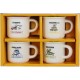 Coffret de 4 tasses expresso LE STUDIO