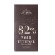 Tablette de chocolat noir  82% 85g CAFE TASSE