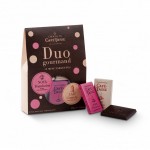 Duo Gourmand 12 chocolats noir framboise et lait crunchy - CAFE TASSE